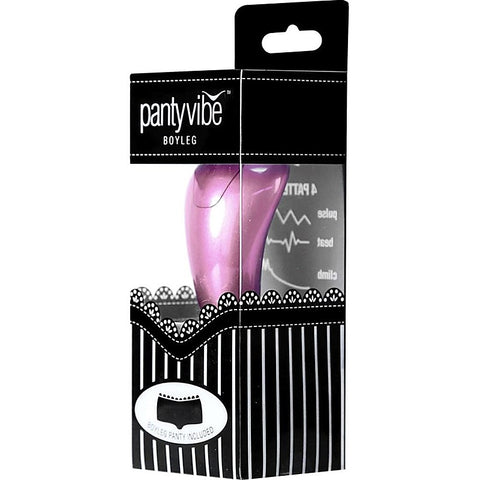 BMS Factory Pantyvibe Boyleg Medium Wearable Vibrator with Remote Control - Finger and Tongue Vibrators
