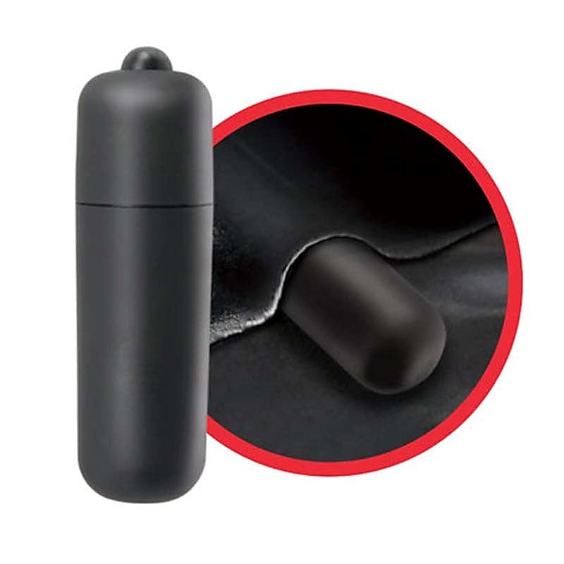 Pipedream Products Fetish Fantasy Vibrating Crotchless Booty Shorts with Bullet - Bullet Vibrators