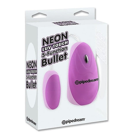 Neon Luv Touch 5 Function Bullet Vibrator - Bullet Vibrators