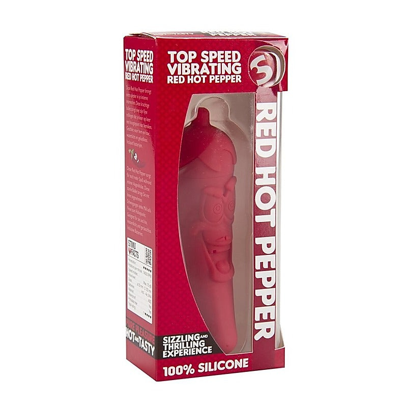 S-Line 10 Speed Vibrating Red Hot Pepper by Shots Toys - Personal Massagers
