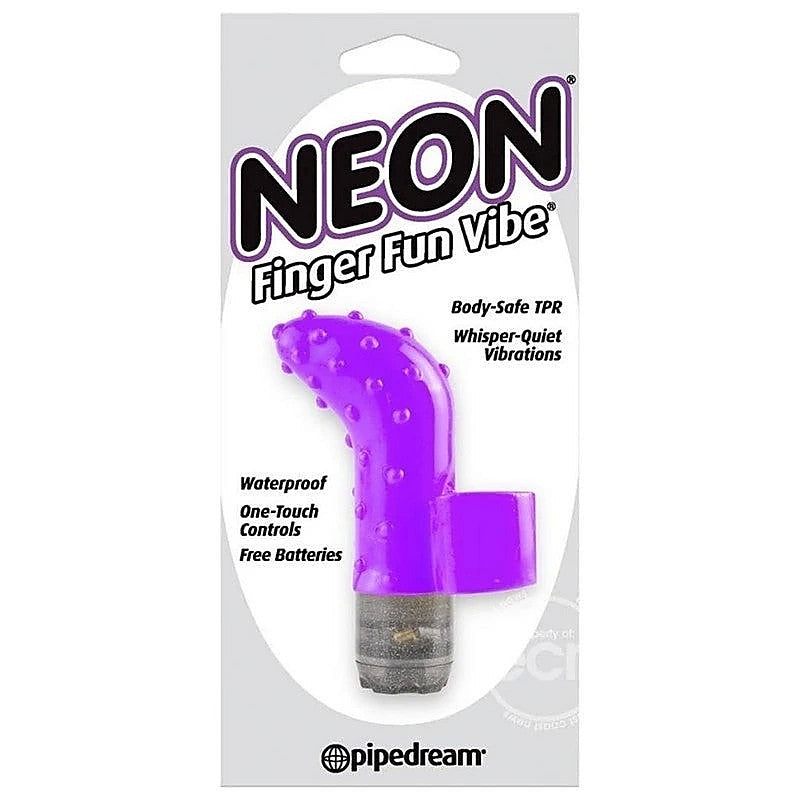 Neon Finger Fun Adult Massager by Pipedream Products - Anal Beads and Balls