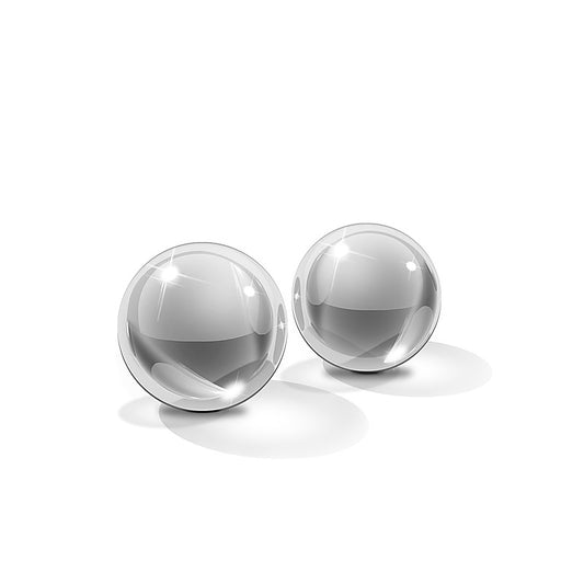 Icicles Medium Hand Blown Glass Ben-Wa Balls - Personal Massagers