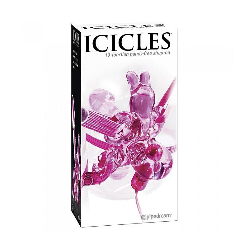 Icicles 10-Function Hands-Free Strap-On Dildo - Strap On Sextoys