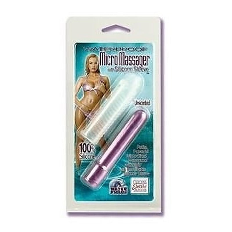 Waterproof Micro Massager with Silicone Sleeve - Bullet Vibrators