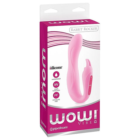 WOW! Multi Functions Rabbit Rocker Massager by Pipedream - Rabbit Vibrators