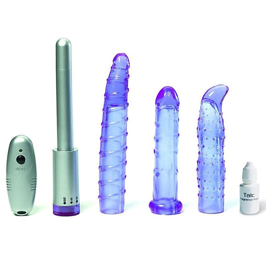 Bedroom Antics 3 Sleeve Vibrator Kit by NANMA Corporation - Sex Kits
