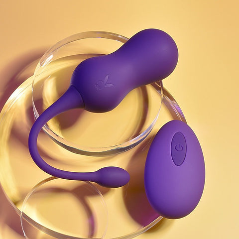 Playboy Pleasure Double Time Remote Control Kegel Balls - Love Eggs and Kegel Exercisers