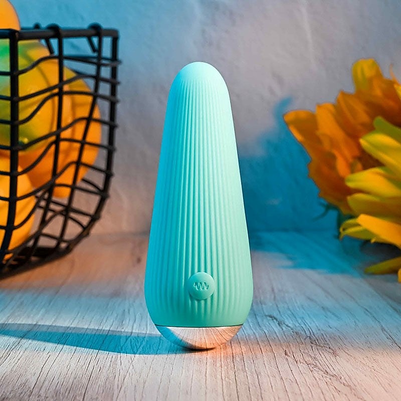 O-CONE Blue Rechargeable Vibrator by Evolved - Bullet Vibrators