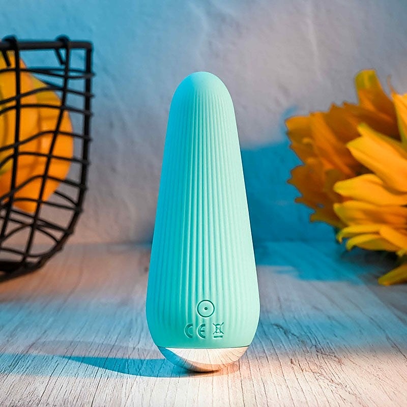O-CONE Blue Rechargeable Vibrator by Evolved - Bullet Vibrators