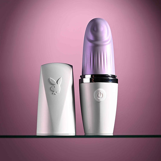Playboy Pleasure GETAWAY Tapping Stimulator Clit Vibrator - Clit Ticklers and Pulsators
