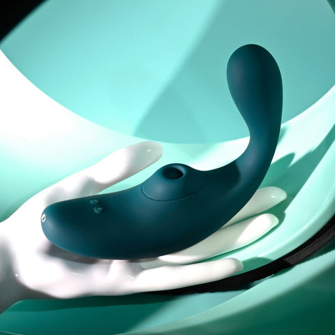 Evolved Playboy Pleasure CHARMER Clitoral Suction Vibrator Dual Stimulation - Clit Ticklers and Pulsators