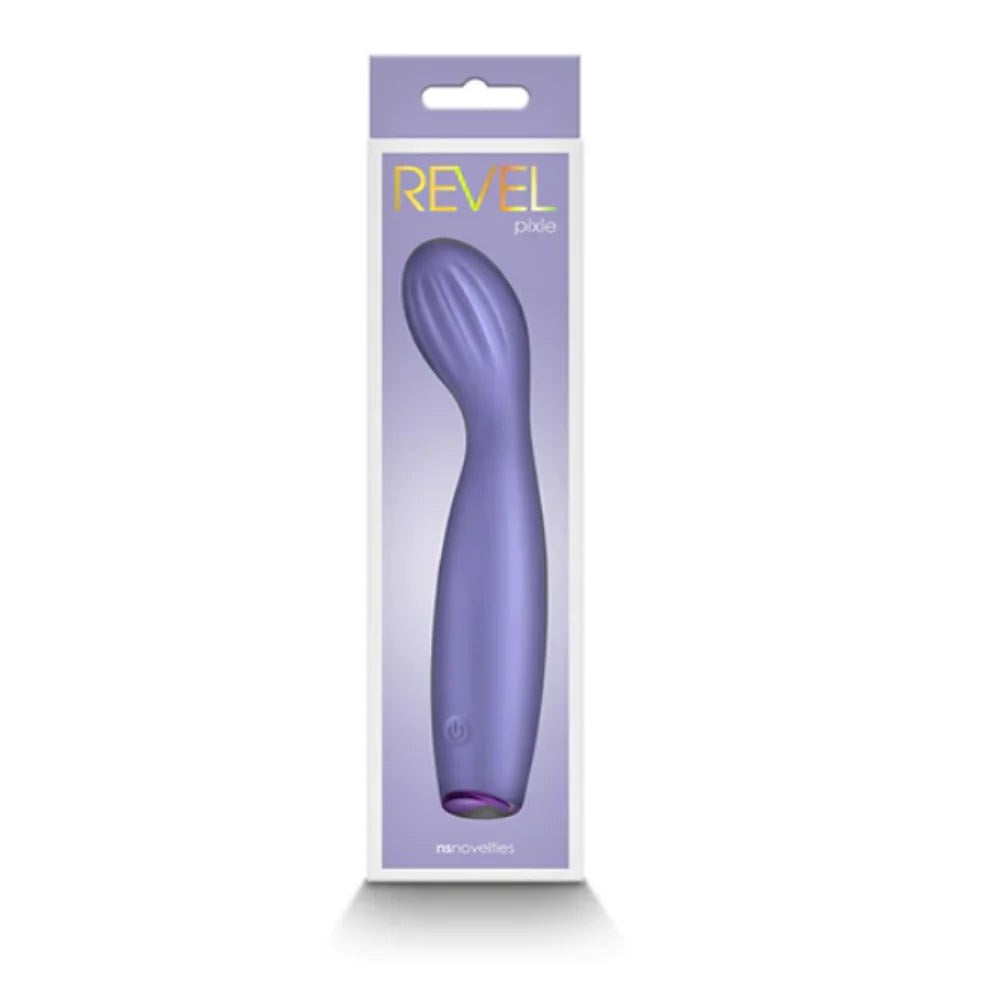NS Novelties Revel Pixie Silicone G Spot Vibrator with Curved Tip - - G-Spot Vibrators
