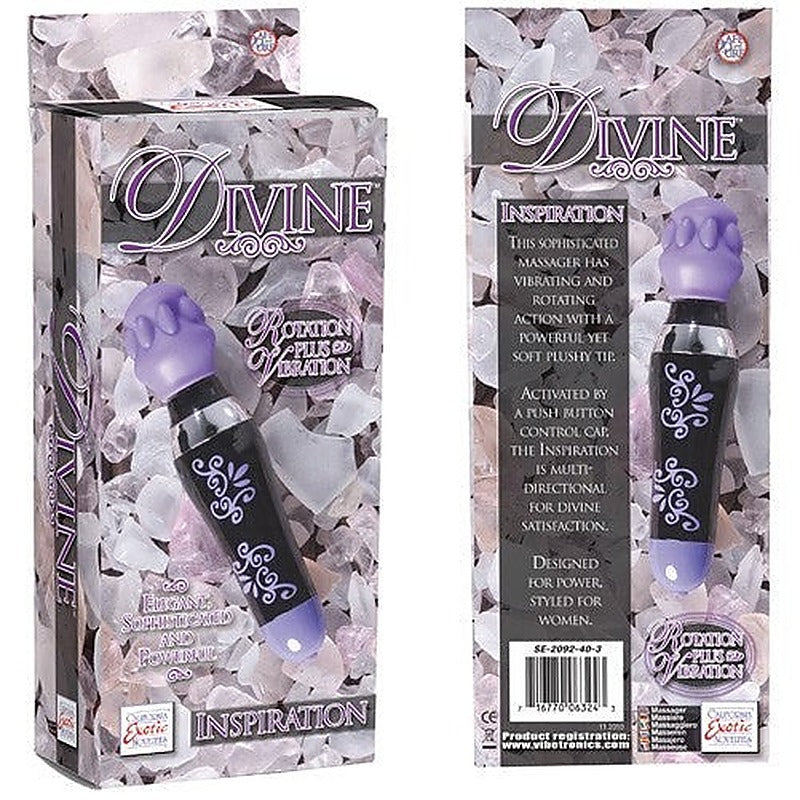 California Exotics Divine Inspiration Rotation Plus Vibration Clitoral Stimulator - Personal Massagers