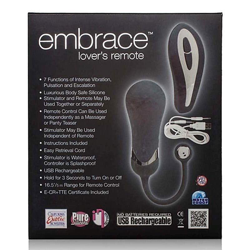 Embrace Lover's Remote by California Exotics - Love Eggs and Kegel Exercisers