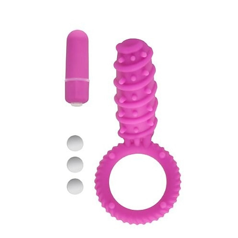 Simply Silicone 10X Love Button Ring by Icon Brands - Cock Rings