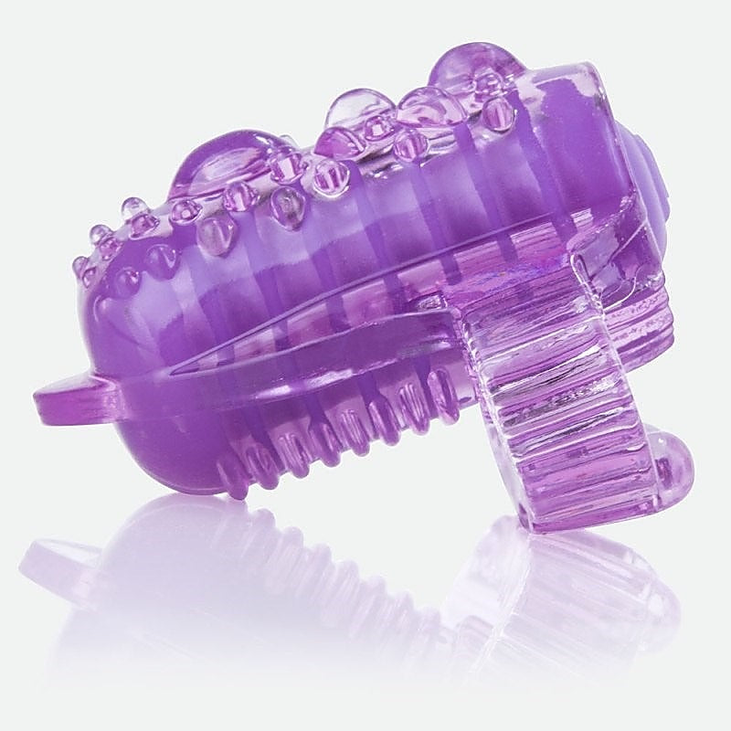 Screaming O Ling O Latex Cock Ring for Enhanced Erections - Finger and Tongue Vibrators