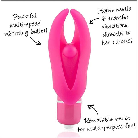 Screaming O Screamin Demon Bullet Vibrator with Flexible Horns - Bullet Vibrators