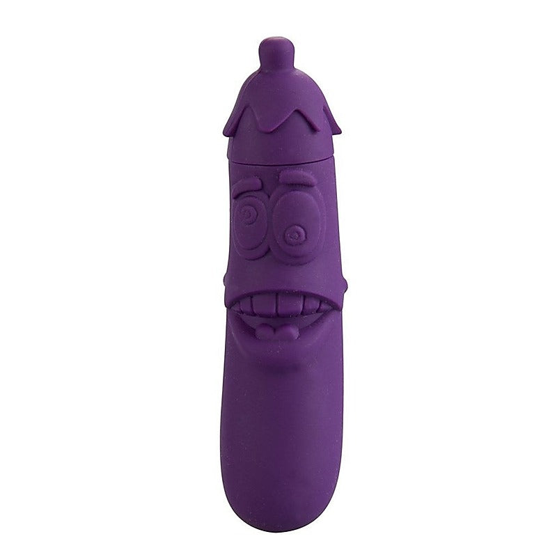 Sensual Eggplant Vibrator by Shots Toys - Novelty Vibrators