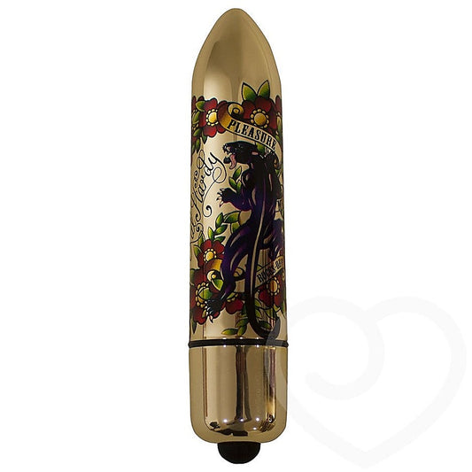 Erotic Ink 120mm 10 Speed Pleasure Me Panther by Rocks Off - Waterproof Vibrators
