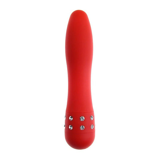 Diamond Princess Massager Red by Evolved - Clit Ticklers and Pulsators