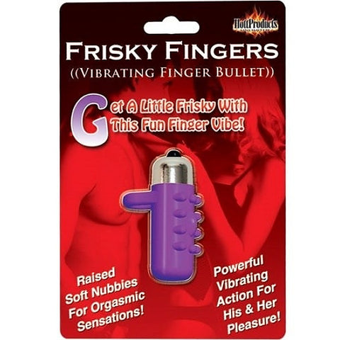 Frisky Fingers Sleeve Glow in The Dark by Hott Products - Finger and Tongue Vibrators