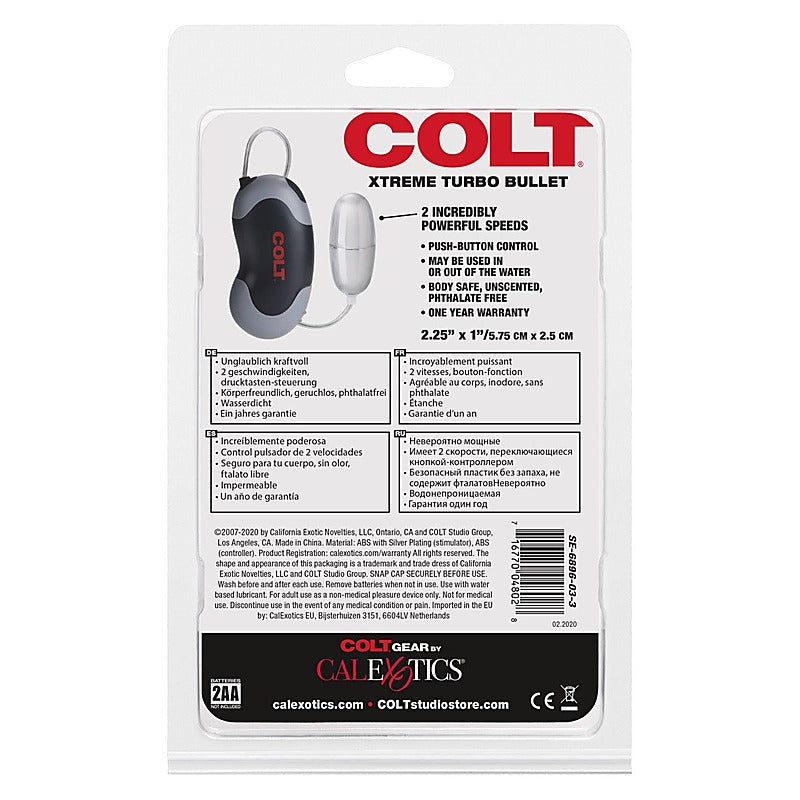 Colt Extreme Turbo Waterproof Bullet by California Exotics - Bullet Vibrators