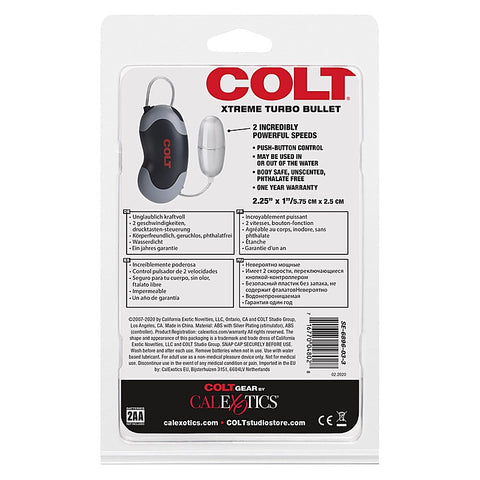 Colt Extreme Turbo Waterproof Bullet by California Exotics - Bullet Vibrators