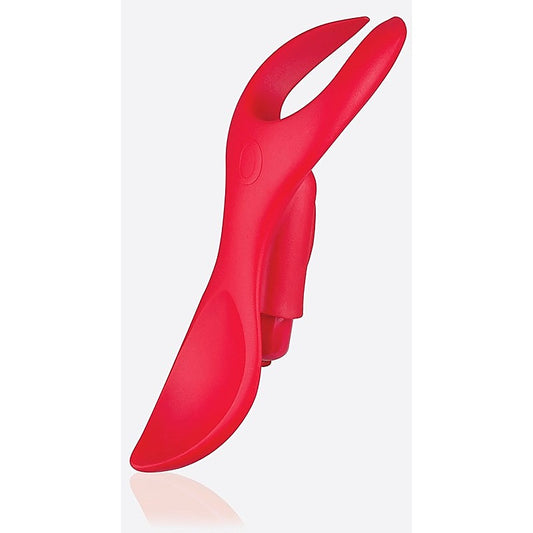 Spork Multi Function Silicone Vibrator by Screaming O - Clit Ticklers and Pulsators