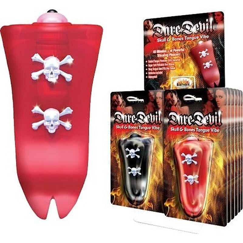 Devil Skull and Bones Tongue Vibe by Hott Products - Fancy Dress Ups
