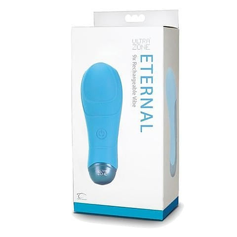 Topco UltraZone Eternal 9x Silicone Vibe Rechargeable Waterproof Vibrator - Waterproof Vibrators