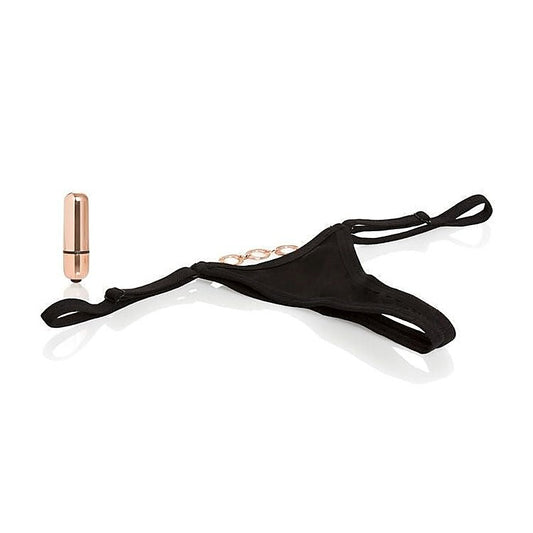 Entice Crotchless Vibrating Panty Massager - Remote Control Vibrators