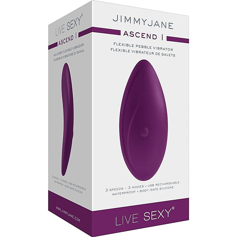 Jimmyjane Live Sexy Ascend 1 Purple by Pipedream Products - Clit Ticklers and Pulsators