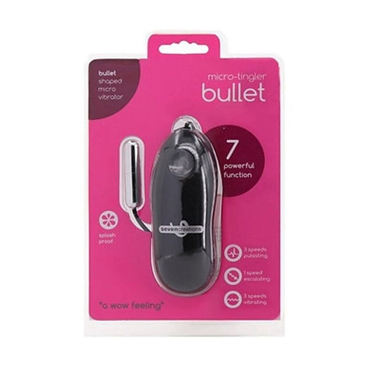 Micro Tingler Bullet 7 Function Vibrator by Seven Creations - Bullet Vibrators