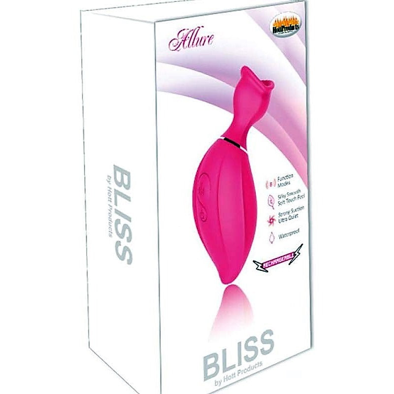 Bliss Allure Suction Vibe by Hott Products - Clit Ticklers and Pulsators