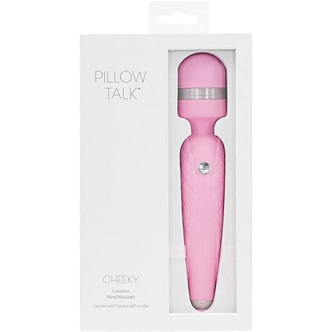 BMS Factory Pillow Talk Cheeky Wand Rechargeable Clitoral Vibrator - Body Wands