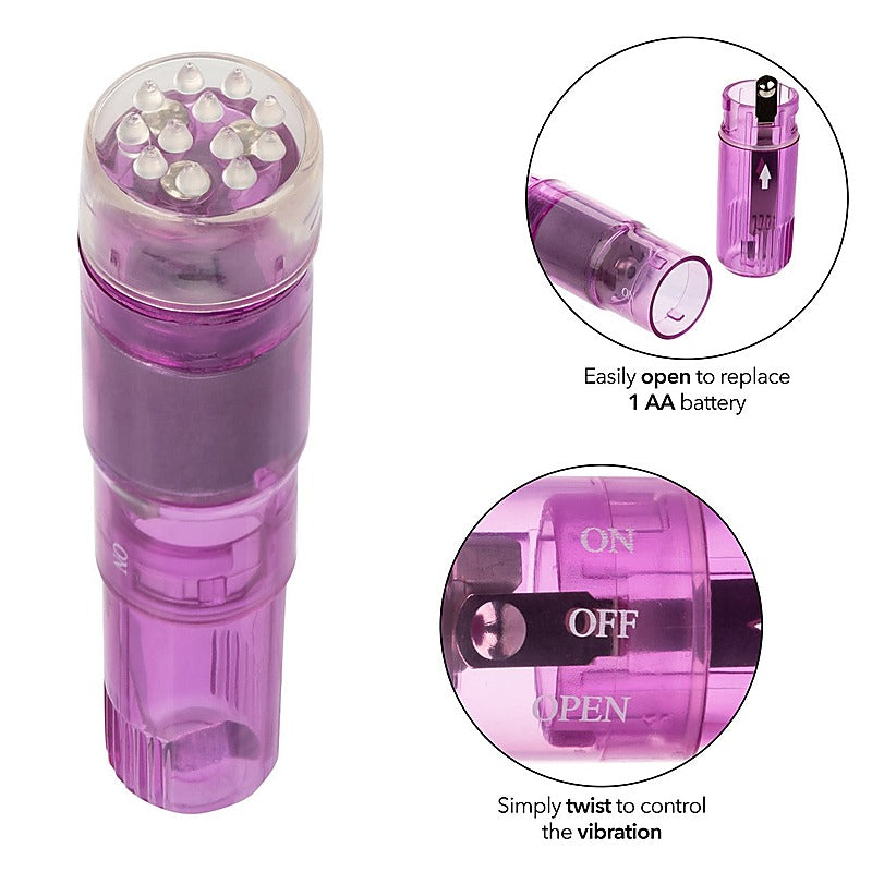 Athena Waterproof Mini Massager by California Exotics - Personal Massagers