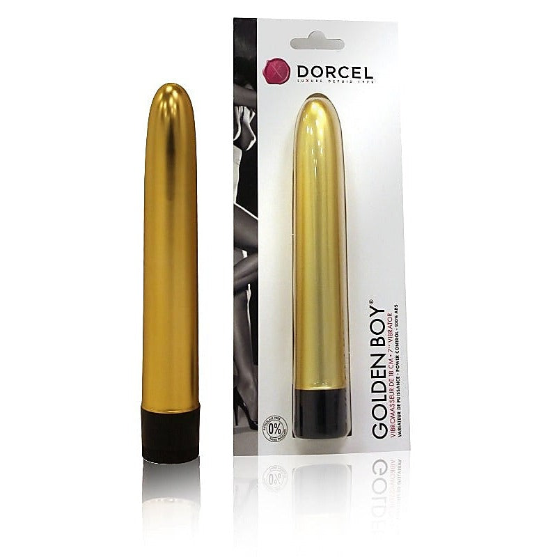 Marc Dorcel Toys Luxury Collection Golden Boy Bullet Vibrator - Metal Vibrators