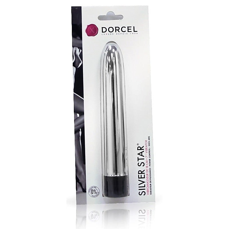 Marc Dorcel Toys Luxury Collection Silver Star Vibrator Premium ABS - Bullet Vibrators