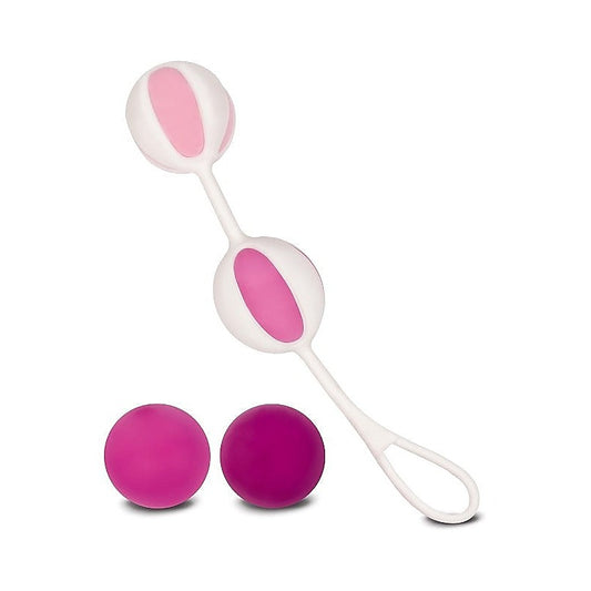 Geisha Balls 2 Pink Kegel Exerciser by Gvibe - Personal Massagers