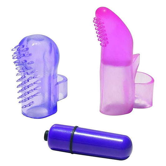 Sex in the Shower Finger Massager Kit by Sportsheets - Finger and Tongue Vibrators