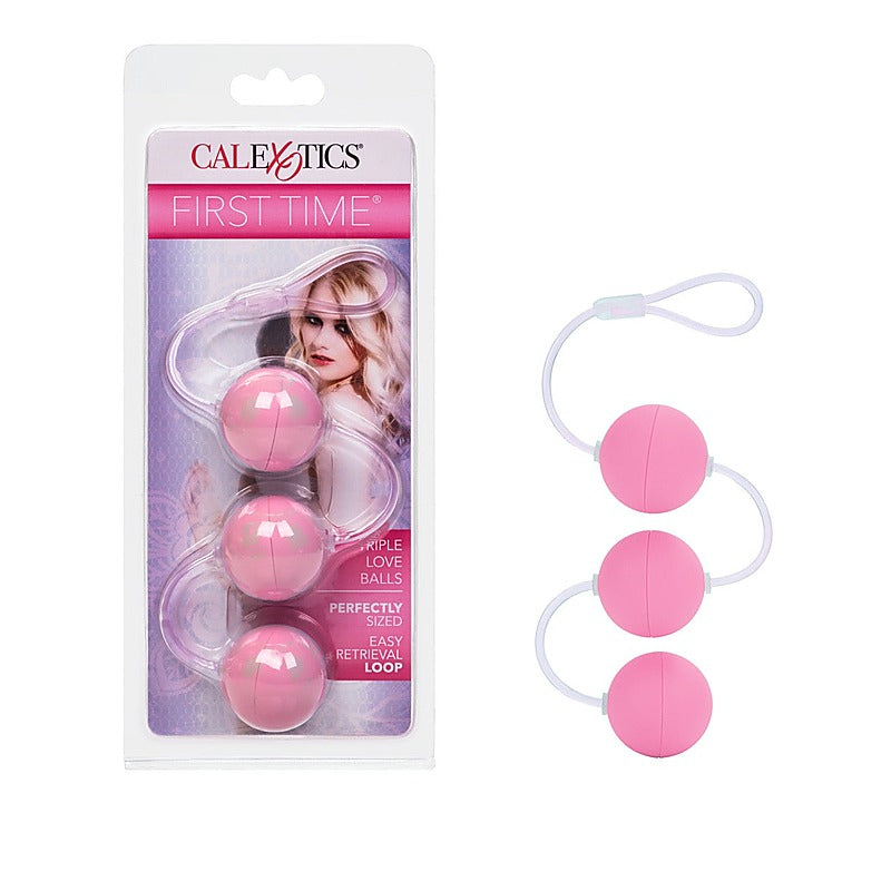 First Time Love Balls Triple Lover by California Exotics - Personal Massagers