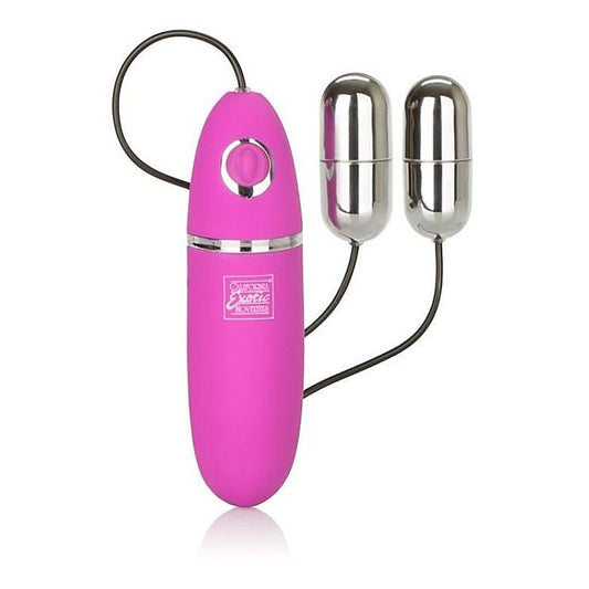 Power Play Dual Silver Remote Control Bullet - Bullet Vibrators