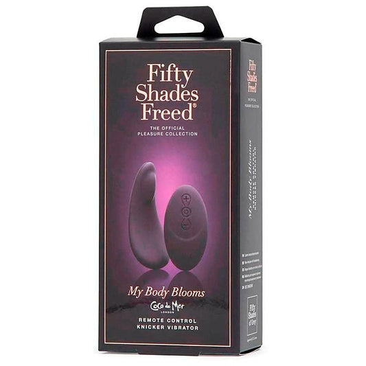 Fifty Shades Freed My Body Blooms Remote Control Knicker - Clit Ticklers and Pulsators