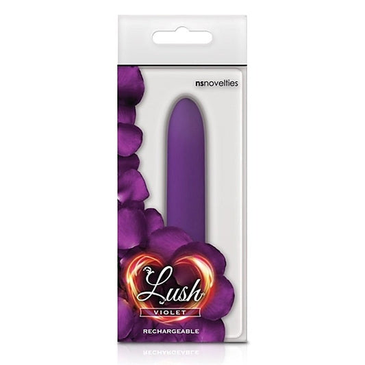 Lush Violet USB-Rechargeable Vibrator by NS Novelties - Bullet Vibrators