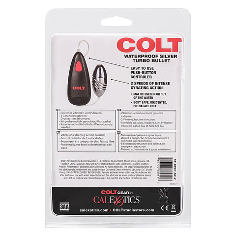 Colt Waterproof Turbo Bullet Vibrator by California Exotics - Personal Massagers