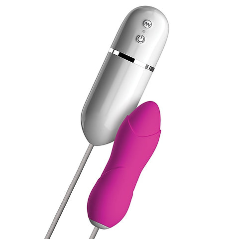 Pipedream Crush Blossom Multi Function Bullet Vibrator with Textured Surface - Waterproof Vibrators