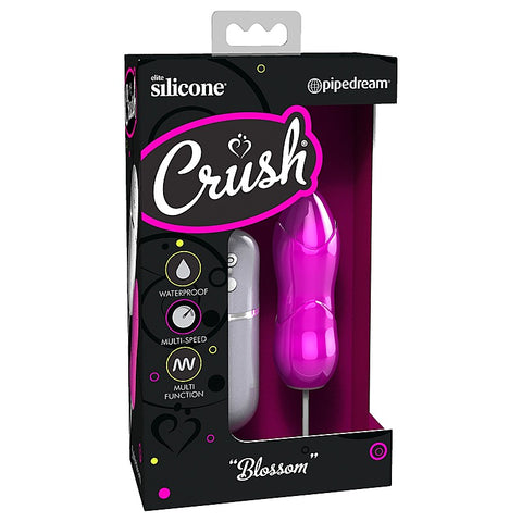 Pipedream Crush Blossom Multi Function Bullet Vibrator with Textured Surface - Waterproof Vibrators
