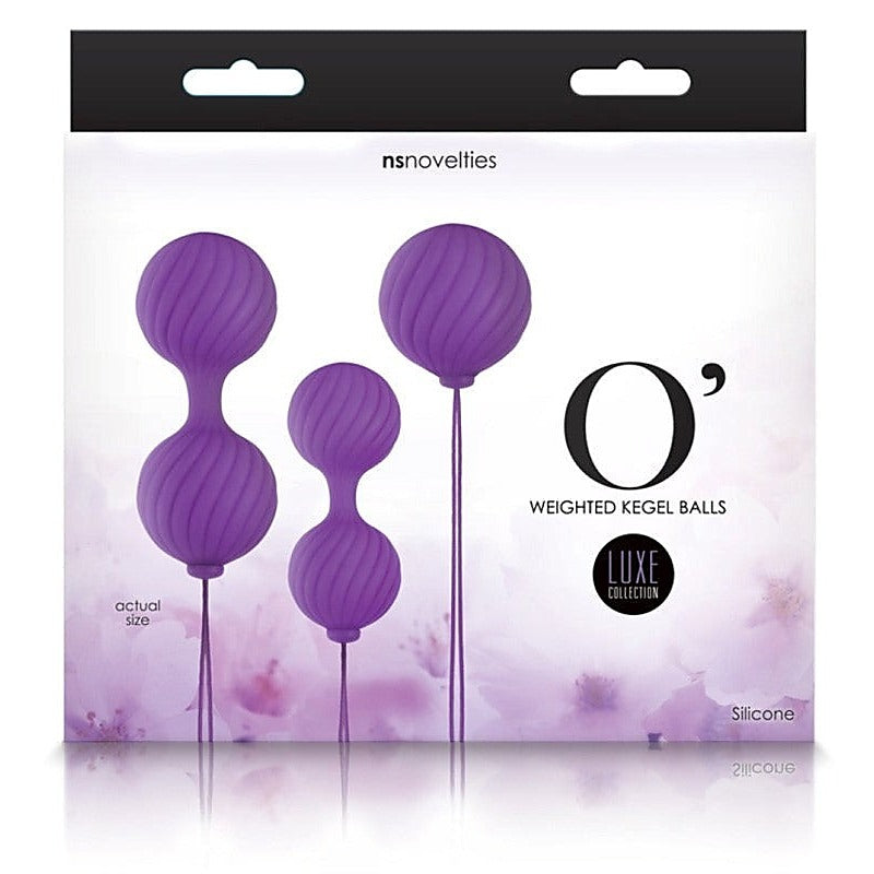 Weighted Kegel Balls Purple by NS Novelties - Love Eggs and Kegel Exercisers