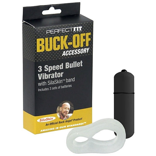 Buck-Off 3 Speed Bullet Vibrator by Perfect Fit - Bullet Vibrators