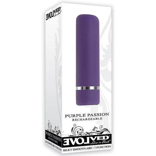 Purple Passion Rechargeable Bullet by Evolved - Bullet Vibrators